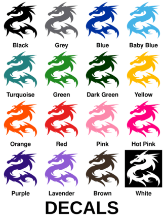 Tribal Dragon Decals